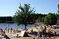 Sommer am Badestrand der Alfsee StrandArena im Jahr 2006 am Dubbelausee