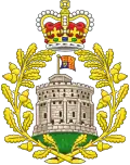 Die Edwardskrone im Badge des Hauses Windsor (1953 bis 2022)