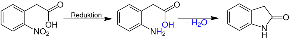 Baeyer-Oxindol-Synthese Übersichtsreaktion V2