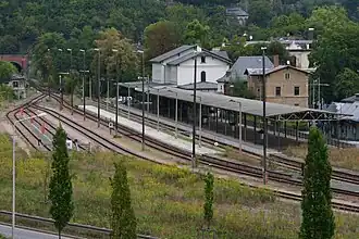 Gleisfeld des Bahnhofes (2012)
