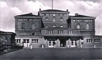 Das alte Bahnhofsgebäude vor dem Zweiten Weltkrieg