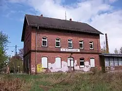 Bahnhof Geringswalde, Gleisseite (2016)