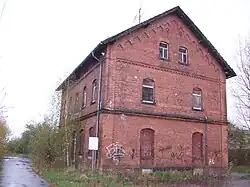Bahnhof Hartha (Kr Döbeln), Gleisseite, 2016
