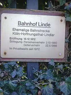 Bahnhof Linde