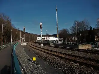 Zweigleisiger Bahnhof Meinersdorf (Erzgeb) (2022)