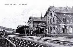 Bahnhof Mulda (Sachs) um 1907