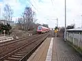 Bahnhof St Egidien mit einfahrender RB nach Zwickau (2016)
