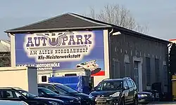 Bahnhof Weimar-Nord - Kleinlokschuppen gebaut 1937, anstelle des Schmalspurlokschuppens mit Einbau des Dreischienengleises (2023)