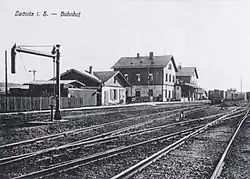 Bahnhof Zwönitz um 1910