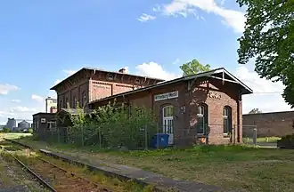 Empfangsgebäude und Gleisanlagen (2022)