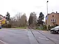 Bahnstrecke beim Bahnhof Lugau (2016)