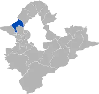 Karte von Taiwan, Position von Bali hervorgehoben