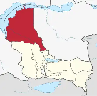 Lage im Oblys Almaty