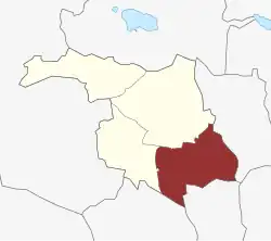 Lage des Skovlunde Sogn in der Ballerup Kommune