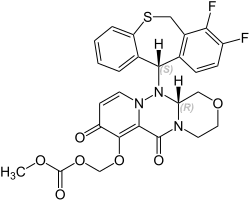 Strukturformel von Baloxavirmarboxil