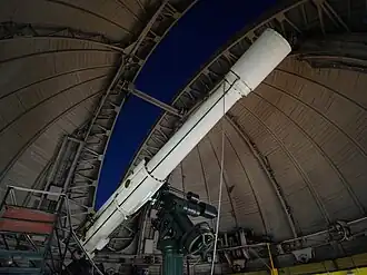 Der Bamberg-Refraktor 2022 in der Wilhelm-Foerster-Sternwarte