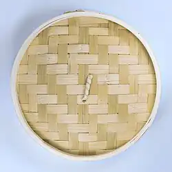 Bambusdampfgarkörbe – von oben