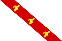 Flagge des Fürstentums Elba, 1814–1815