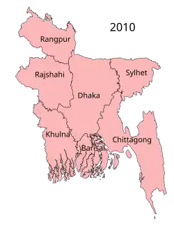 Sieben Divisionen 2010–2015