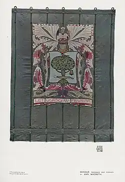 Banner („Let Glasgow Flourish“) im Studio Magazine Vol. 50, 1910.