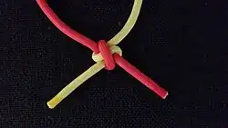 Rückseite dieses Freundschaftsknotens