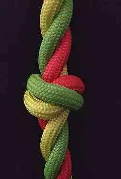 3-Strang-Einfacher Taljereepsknoten