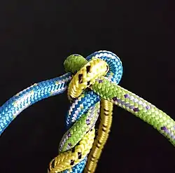 Kronenknoten (bspw. als Beginn eines Rückspleißes)