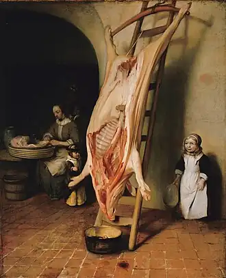 Das geschlachtete Schwein (Barent Fabritius)
