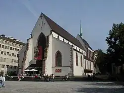 Barfüsserkirche in Basel, nach 1298