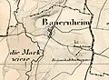 Kartendarstellung Bauernheims um 1850