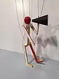 Nachbau der Marionette „Der Ausrufer“ (2015), Original von 1923