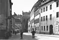 Blick zum Matthiasturm um 1900