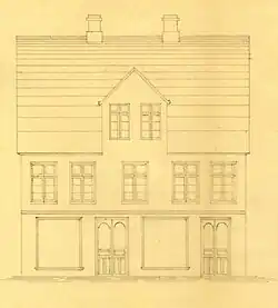 Bauzeichnung Vorderansicht