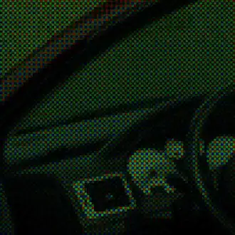 Sensorbild, entsprechend dem vorgelagerten Bayer-Filter dargestellt (100 x 100 Pixel)