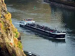 TMS Bayernland auf dem Rhein an der Loreley