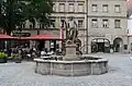 Neptunbrunnen am unteren Markt