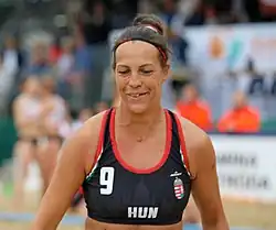 Győri im Halbfinalspiel bei den Europameisterschaften 2019