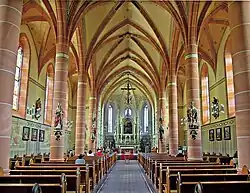Beckingen, Blick ins Innere der Kirche