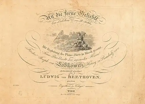 Beethoven, An die ferne Geliebte