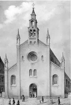 Kirche St. Marien am Behnitz in Berlin-Spandau, 1848