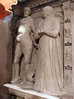 Grabmal Hans Georg von Hallweil († 1593) und Ehefrau Maria Magdalena geb. von Freyberg