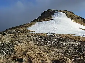 Der Gipfelbereich des Beinn Tulaichean von Norden