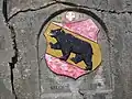 Wappen der Berner Truppen an der Militärstrasse