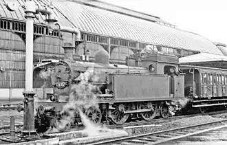 Personenzug in Charleroi-Sud mit 15.017