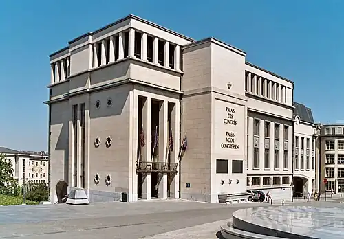 Der Kongresspalast von Brüssel