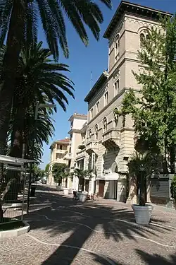 Gebäude im Jugendstil im Stadtzentrum