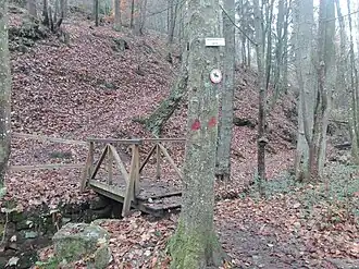 Brücke am Zulauf des Benjentals