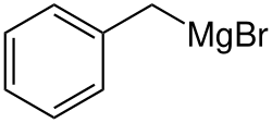 Strukturformel von Benzylmagnesiumbromid