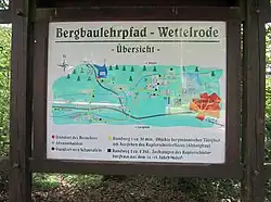 Bergbaulehrpfad Wettelrode, Tafel am Kunstteich Wettelrode