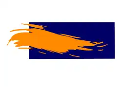 Flagge der Gemeinde Bergen